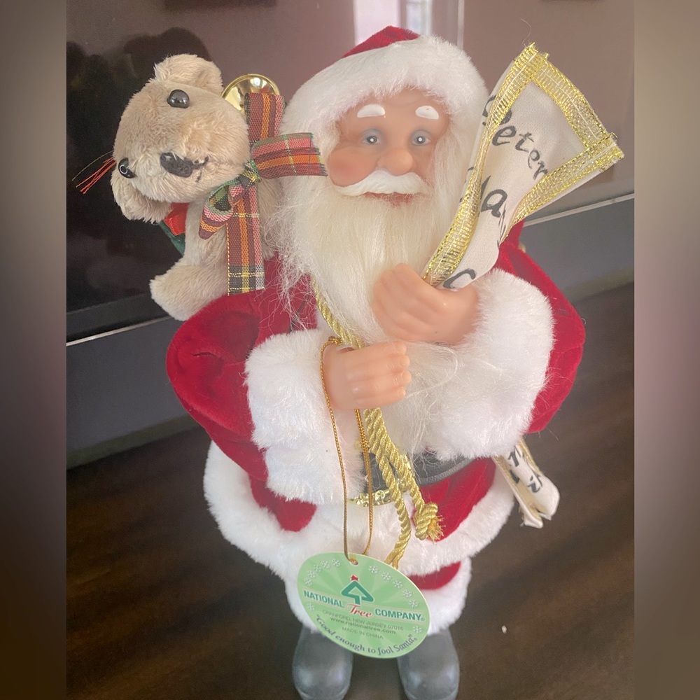 National Tree Company 12” Standing Santa
